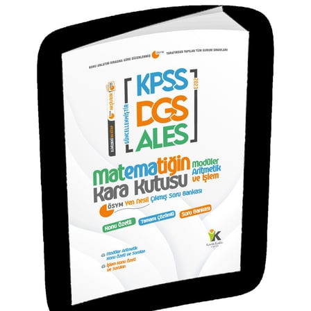2023 ALES Matematiğin Kara Kutusu 1.ve 2.Cilt Konu Özetli D.Çözümlü ÖSYM Soru Bankası SET PAKET